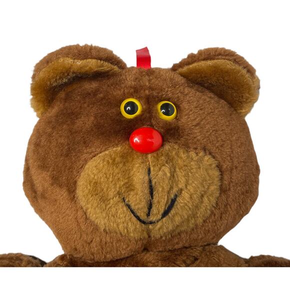 Vtg RH International Set of 2 Plush Boy Girl Teddy Bear Christmas Stockings 15" - Picture 5 of 8